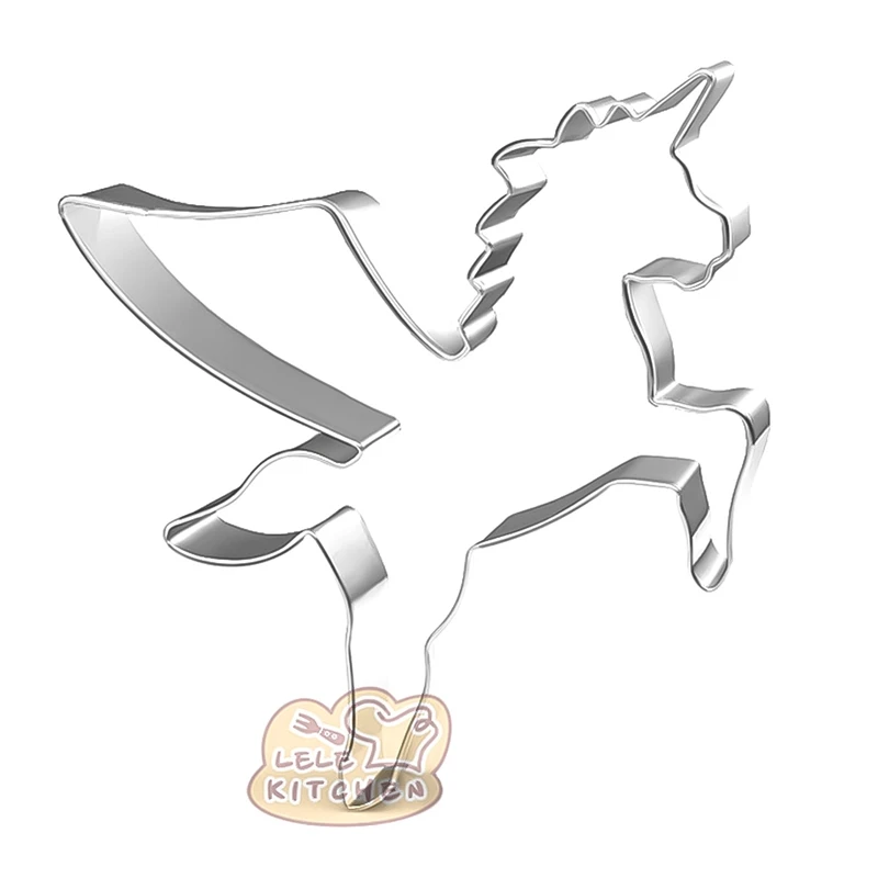 2021 Новинка! Форма для печенья из нержавеющей стали Pegasus Unicorn Horse | Дом и сад