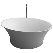 1500X680 мм HOLA круглая каменная твердая поверхность ванны Искусственная каменная ванна морские перевозки бесплатно 1013