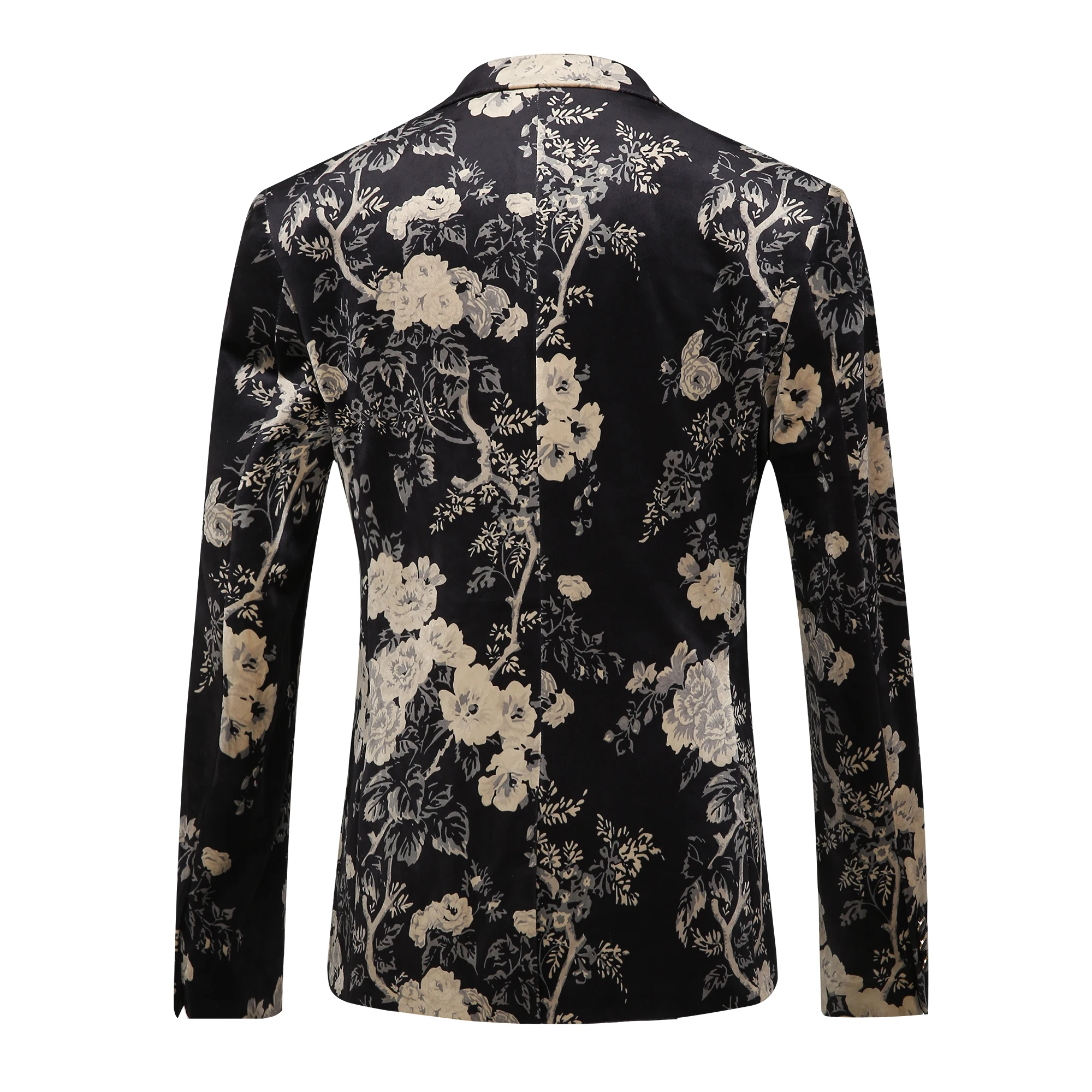 2019 Men'S Fashion Print Blazer High Quality Slim Fashion Luxury Wild Single Breasted Men'S Single West 2019 Men'S Fashion Print Blazer High Quality Slim Fashion Luxury Wild Single Breasted Men'S Single West