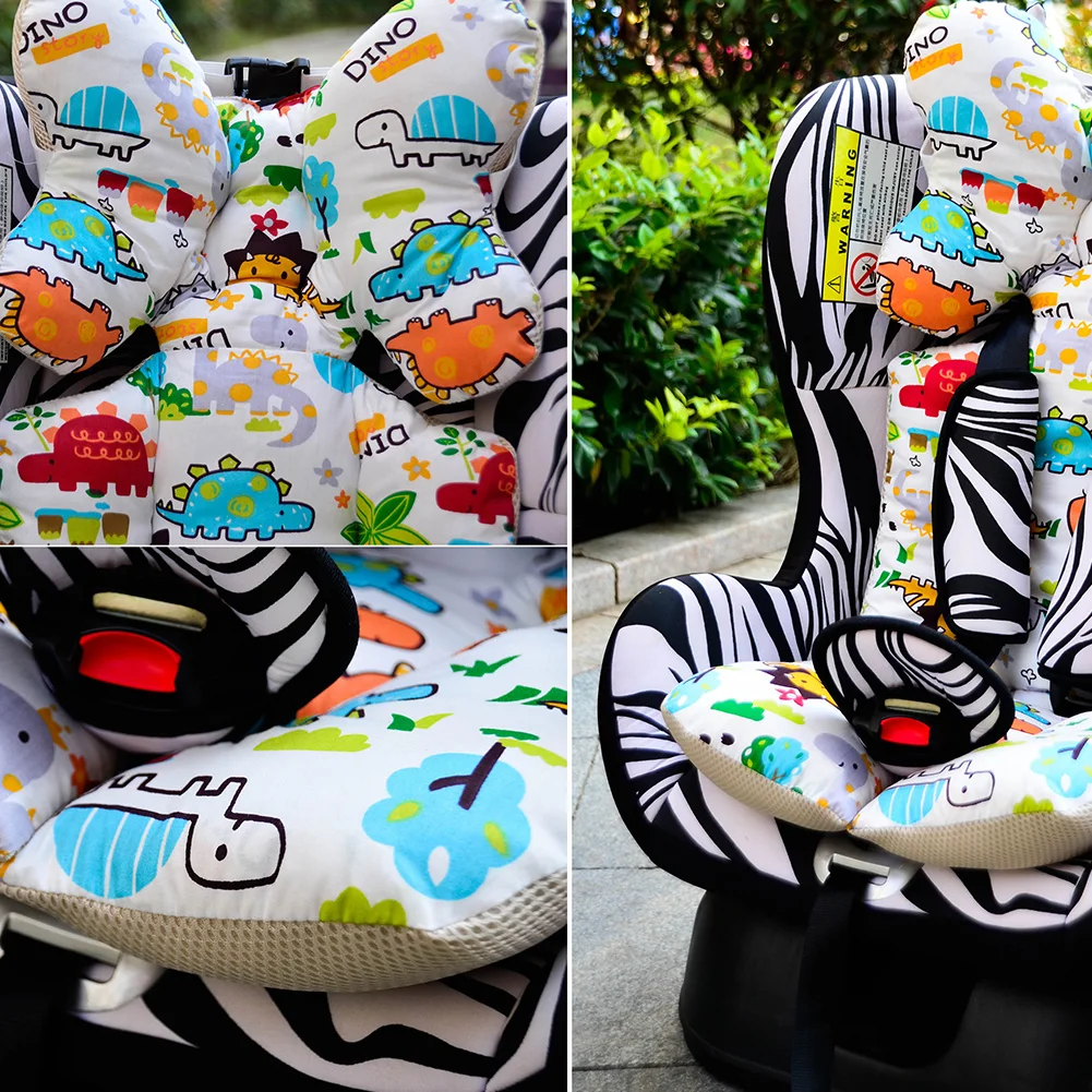 Детская Коляска Подушка-зонтик автомобиль коляска Подушка-обеденный стул Толстая хлопковая подушка