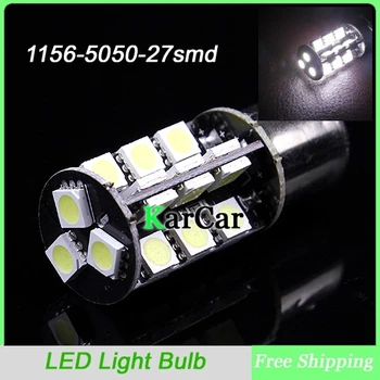 

1156 BA15S 5050 LED 27 SMD LED Turn Signal Light Tail Lights, Wholesale Car LED Reverse Light Lamp Free Shipping