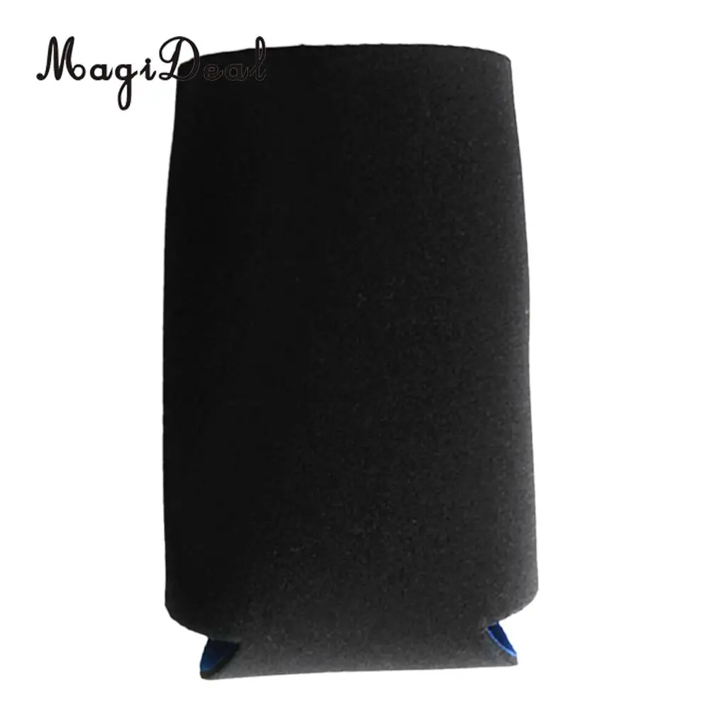 MagiDeal 5 Pieces Classic Neoprene Insulated Beer Can Cooler Soda Sleeve Covers Wraps Black
