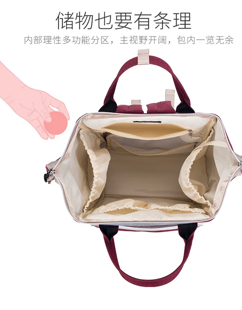 Сумки для подгузников Сумка для детской коляски путешествия рюкзак большой ёмкость Мумия средства ухода за кожей будущих мам подгузник