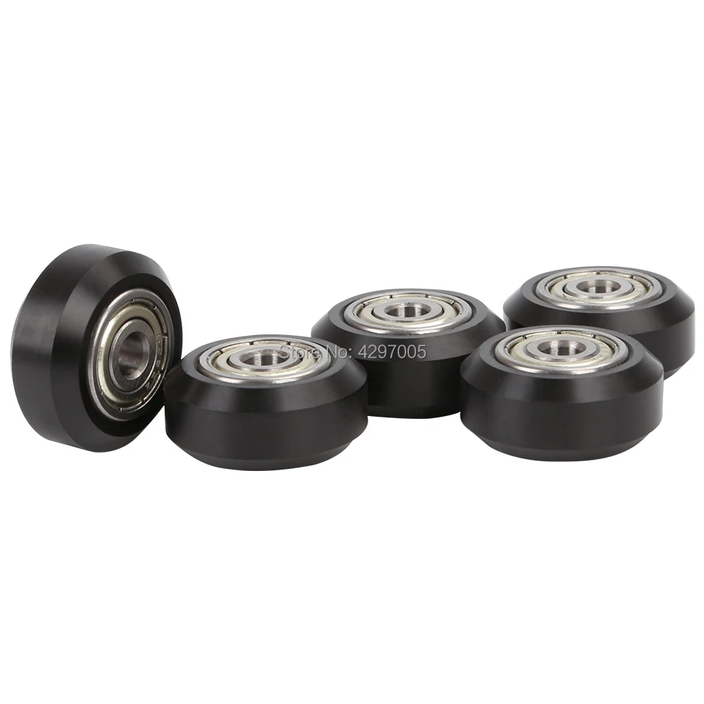 Creality 3D أجزاء الطابعة 4 قطع الكربون الصلب كرة أخدود عميقة تحمل بكرة ل اندر سلسلة Creality CR-10 CR-10S