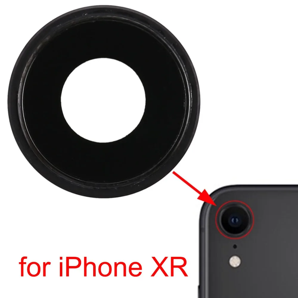 6 Colors for iPhone XR Back Camera Bezel with Lens Cover for iPhone XR