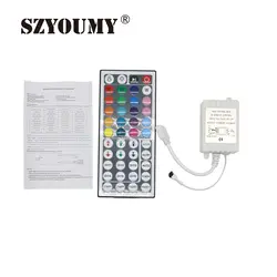 Szyoumy DC12 6A 44 Ключи светодиодный RGB пульт дистанционного управления ИК-пульт дистанционного диммер для 3528 5050 RGB Светодиодные ленты свет