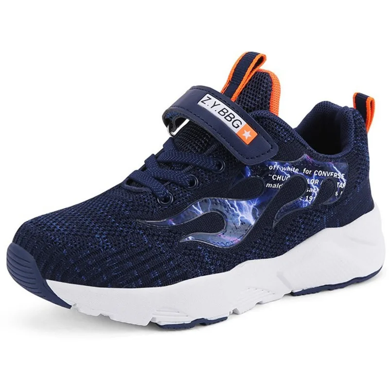 

Fashion Boys Sneakers Breathable Mesh Lace-up Casual Shoes For Kids Children Running Walking Flat Summer Toddler Sapato Infantil