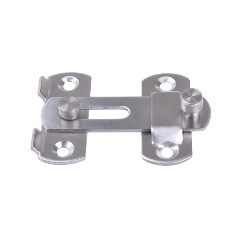 FGHGF Stainless Steel Door Latch Sliver Bolt Insurance Bolt Door Buckle