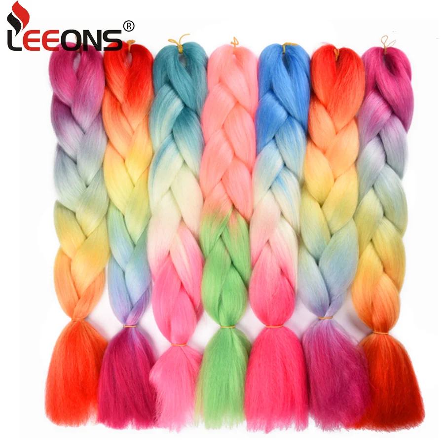 Colorfulpanda Extension Per Capelli Per Intrecciare Colori Misti, Con Trecce Sintetiche Facili E Jumbo, Pre-allungate, Africane Extension 24" Confezione Da 3 Pezzi, Da Arancione A Giallo Neon - Foto 12