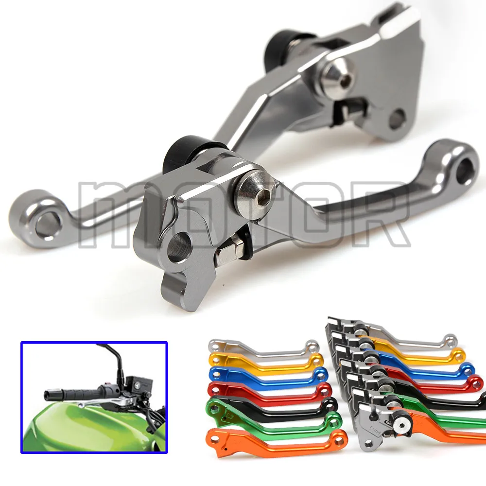 

Motorbike CNC Dirtbike Pivot Brake Clutch Levers For KLX150S KLX250 D-TRACKER 2008-2016 2009 2010 2011 2012 2013 2014 2015