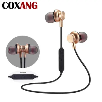 

COXANG Bluetooth Wirelss Earphones With Microphone Super Bass Headphones Sports Headset Sweatproof Cordless Handsfree Earbuds