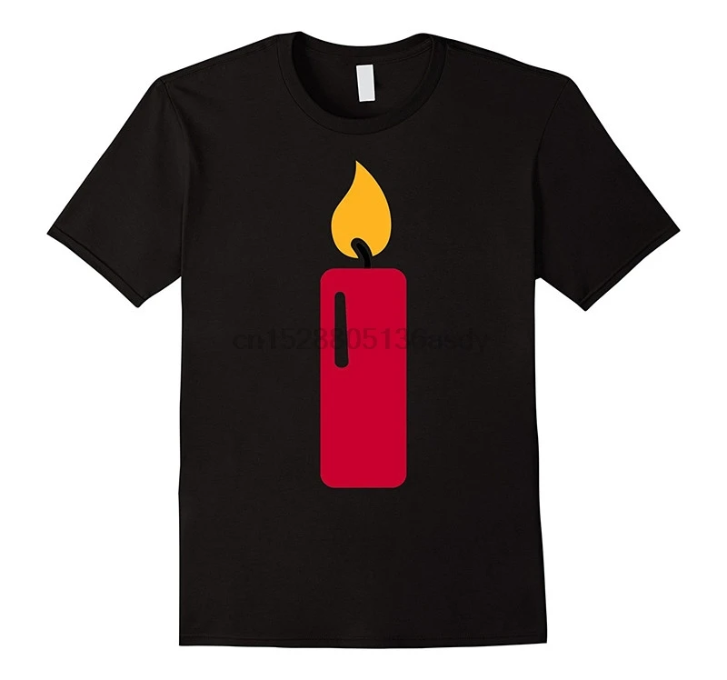 T Shirt Design Website Short Sleeve Fashion 2018 Crew Neck Mens Candle Tee Shirts |