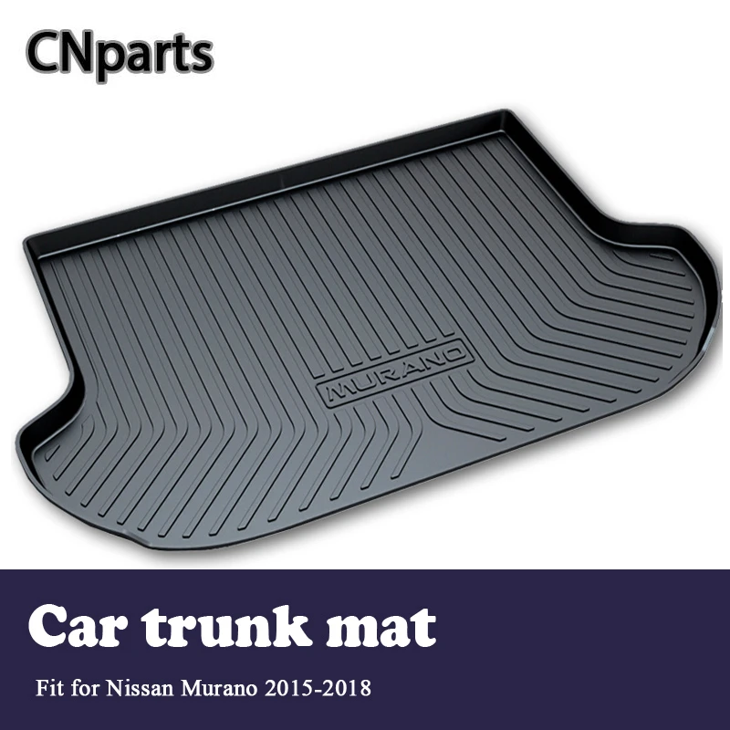 

CNparts 1Set Car Cargo Liner rear trunk mat For Nissan Murano 2015 2016 2017 2018 Boot Tray Waterproof Anti-slip mat Accessories