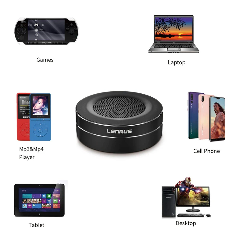 Lenue Новый Bluetooth динамик s портативный беспроводной мини с громкой связью вызова