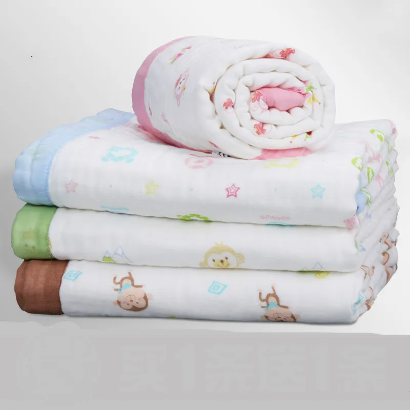 

Super Soft Baby Blankets Spring Summer Children's Big Towel Suitable For 0-2 Years Old Baby Use Size Is 85x85cm