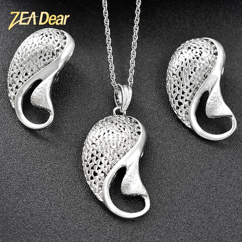 ZEA Dear Jewelry большой набор украшений для женщин серьги кулон ожерелье высокое