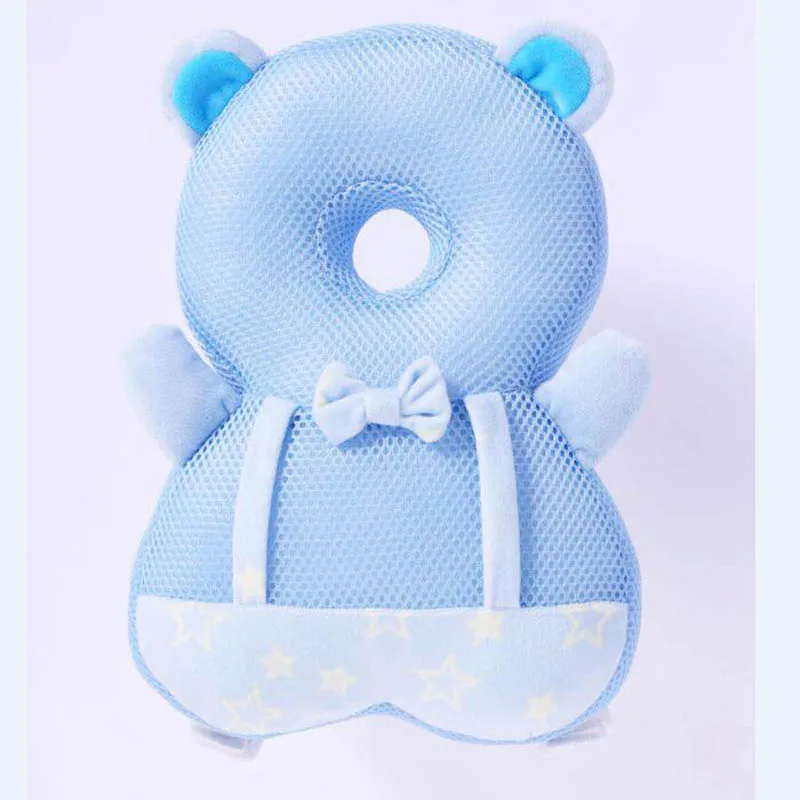 Mesh Blue Подушка для младенца Милая в форме крыла детская анти-осенняя Подушка для защиты головы ребенка ясельного возраста учится ходить Защитная шапка - Цвет: Mesh Blue