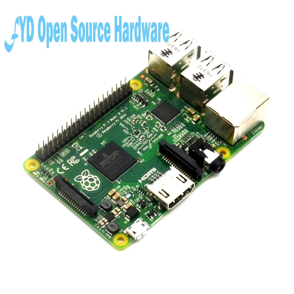 ELEMENT14 Original Raspberry Pi 2 Model B 1GB RAM 900Mhz Quad Core ARM Cortex A7 6 times faster than RASPBERRY PI B
