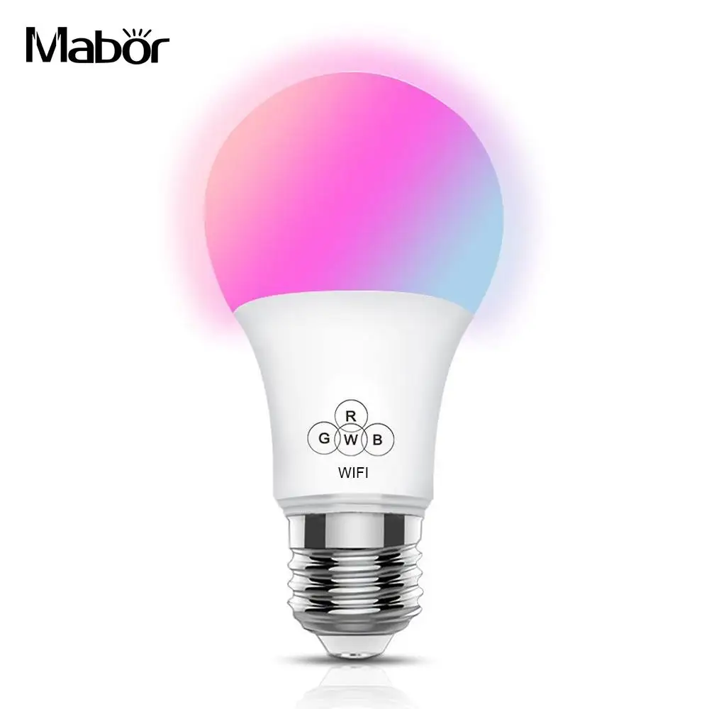 

LED Light Bulb Super Bright Atmosphere Lamp RGBW Party WIFI Control E27 Home LED Bulb Bar APP Control for Amazon Alexa LED Lamp