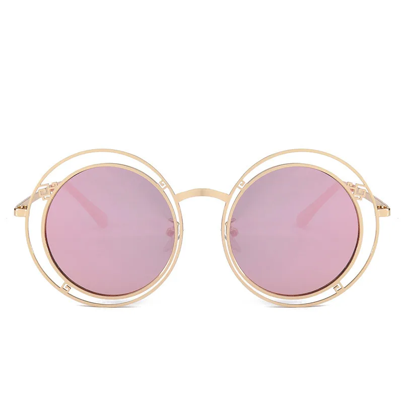 Новинка, круглые женские солнцезащитные очки, модные, брендовые, дизайнерские, винтажные, женские солнцезащитные очки, женские очки Oculos De Sol