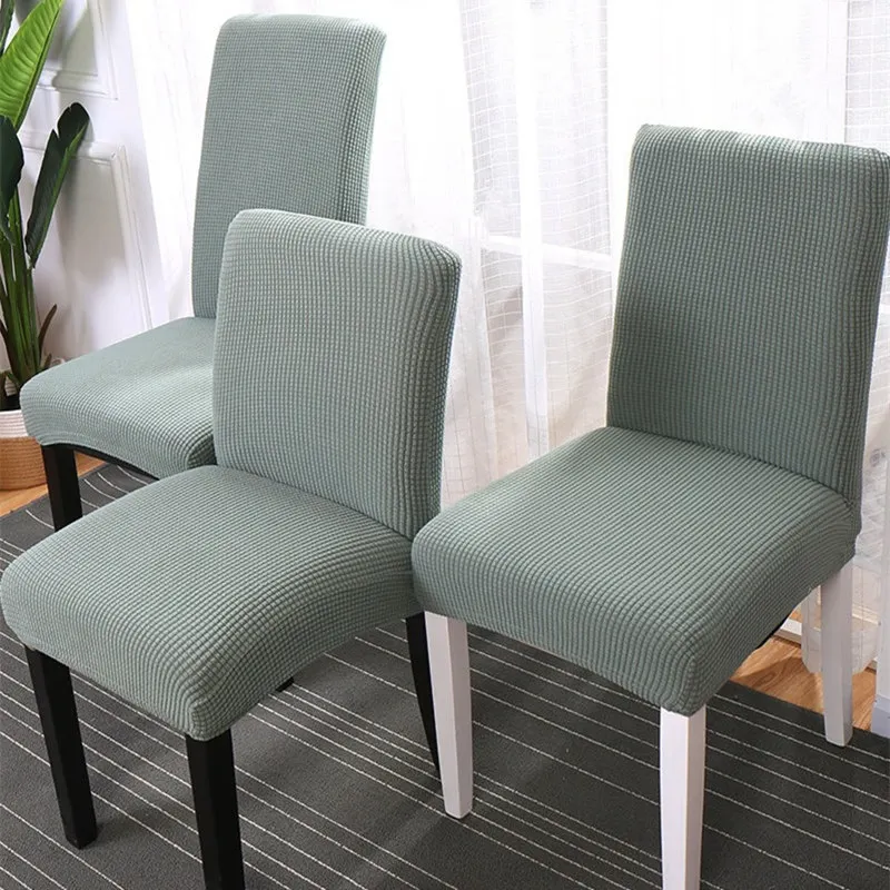

Multicolor Stretch Cotton Chair Covers Removable Dining Chair Cover For Modern Kitchen Folding Seat Protector housse de chaise