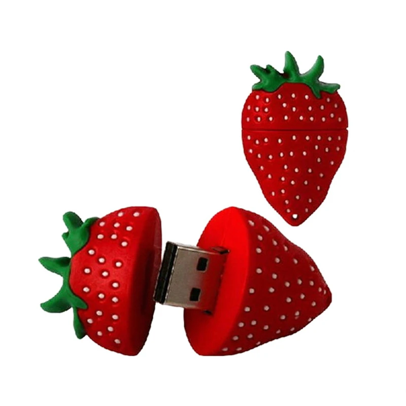 Cartoon Strawberry USB Flash Drive 4GB 8GB 16GB 32GB 64GB Cute Pen Drive Pendrive Flash U Stick USB 2.0 Memory Stick Hot Sale Cartoon Strawberry USB Flash Drive 4GB 8GB 16GB 32GB 64GB Cute Pen Drive Pendrive Flash U Stick USB 2.0 Memory Stick Hot Sale
