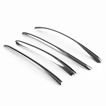 

Car Exterior Decoration For Audi Front Fog Lights Decorative Strip Abs Chrome Decorative Lights For Audi Q3 16-17