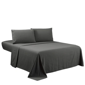 

Hotel Luxury 4-Piece Bed Set, Extra Deep Pocket, Bedding Set, Wrinkle & Fade Resistant, Hypoallergenic Sheet & Pillo