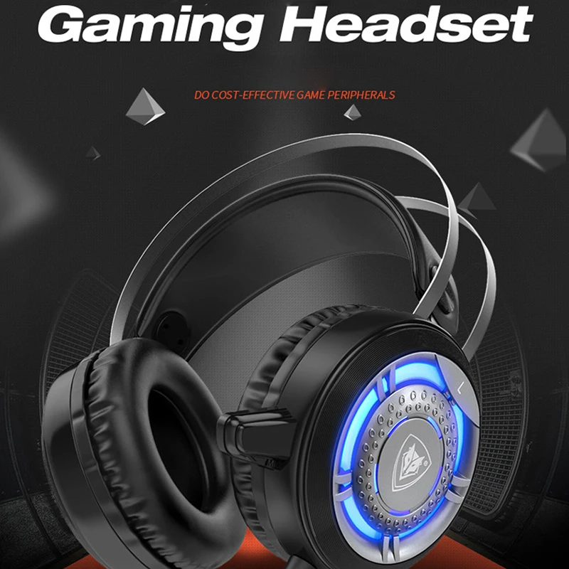 

N1 Wired Headphones LED light Headset Gaming Earphone for computer headphone with microphone auriculares con cable ear phone