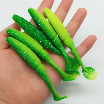 

Noeby 20pcs 10cm/7.3g Fishing lure soft Bait Shad soft lure Black bass pike Zander silicone bait