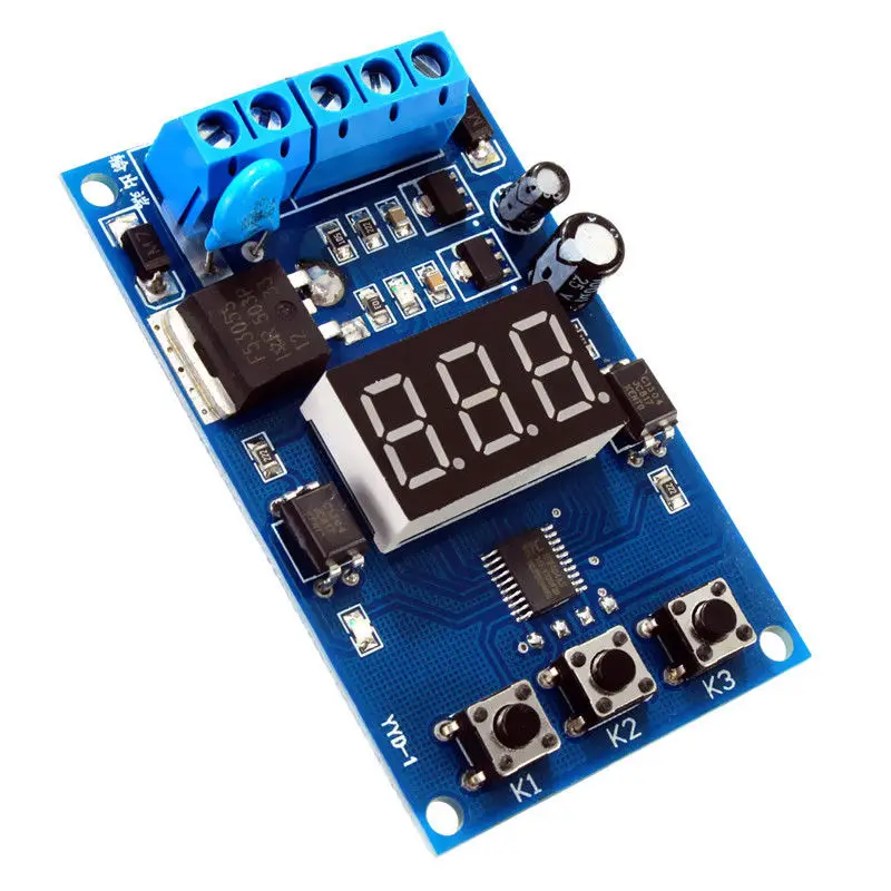 

1Sec~999Min Pulse Signal Control Board Circuit/ Motor/ LED Delay Timer 12v 24v