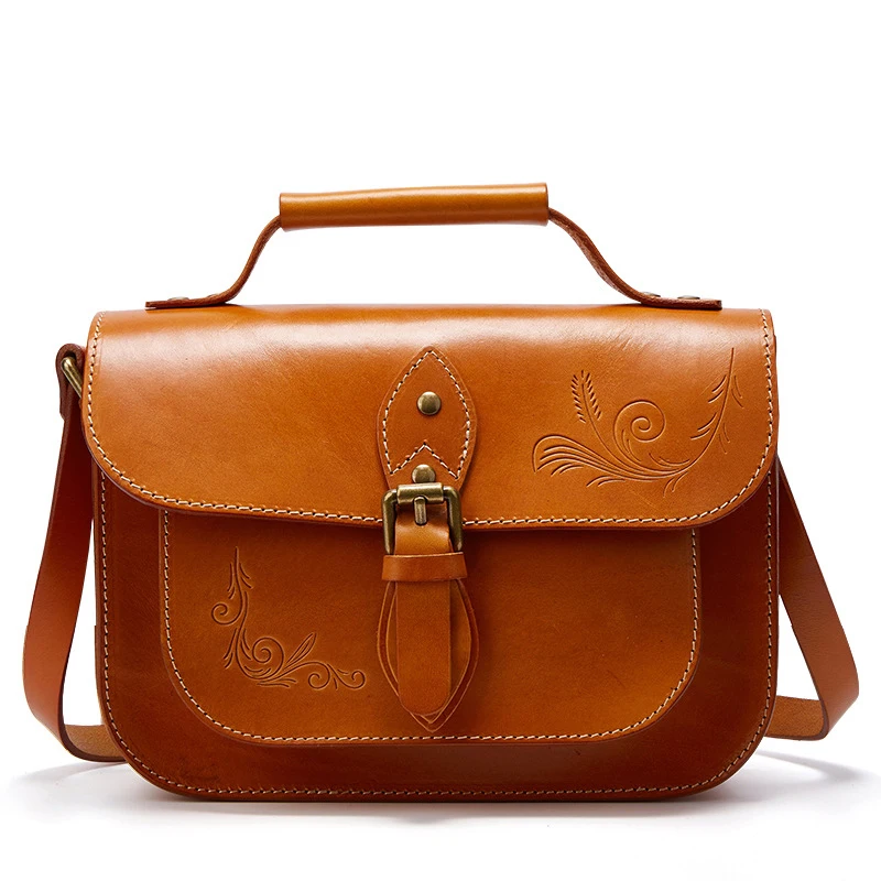 

2020 Crossbody Bags For Women Leather Luxury Handbag Famous Designer Brand Bolsa Feminina carved designs Shoulder Bag Ladies