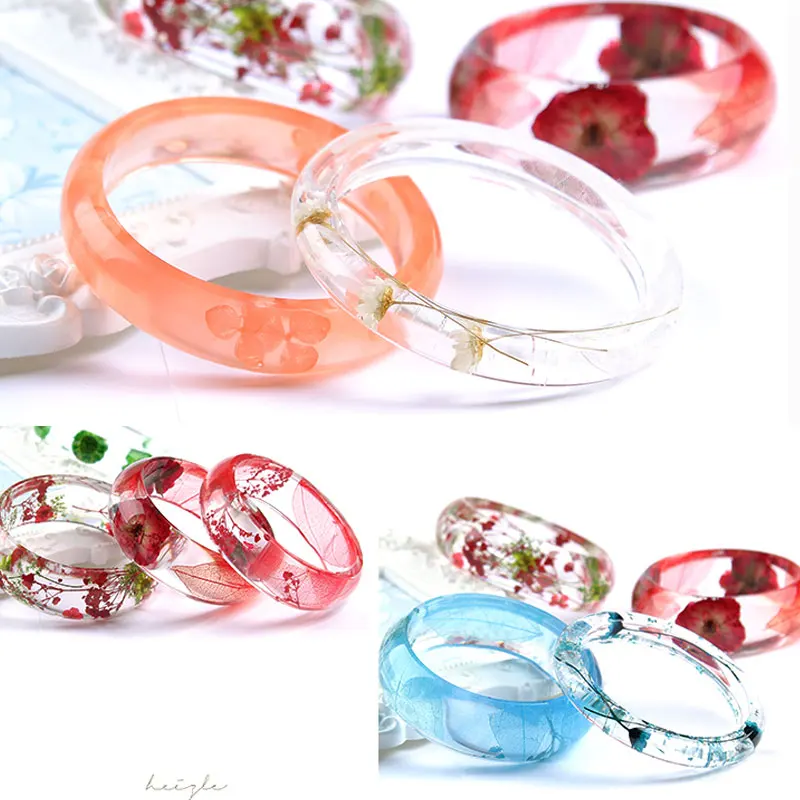 Clear Soft Silicone Round Mold Casting Resin Mould Bangle Bracelet Hand Resin Craft Jewelry DIY Making Mold