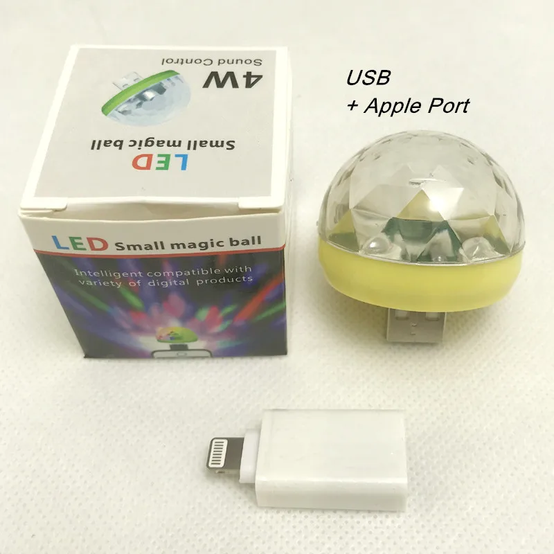 yellow usb plus apple port stage lights