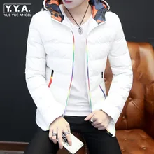 Горячая Распродажа, Мужская парка, зимняя, повседневная, тонкая, с капюшоном, пальто, модная, камуфляжная, теплая, с длинным рукавом, пуховик, верхняя одежда размера плюс 4XL