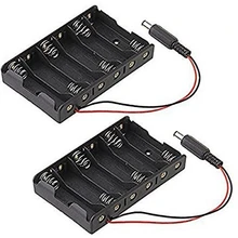 6-Slot батарейный блок для батарей AA с проводными проводами