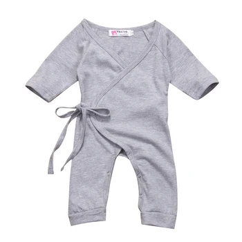 

Spring New Cute Newborn Infant Baby Girl Summer Cotton Clothes Wings Solid Romper Sunsuit Outfits Clothes 2019 New Style