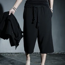 Новинка мужская одежда осень штаны-шаровары мужские повседневные штаны Свободные певица костюмы