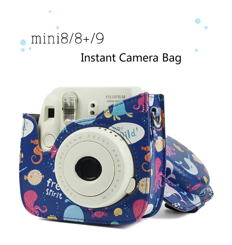 Для Fujifilm Instax Mini 8 8+ 9 чехол для мгновенной камеры сумка на плечо защитный чехол для камеры аксессуары