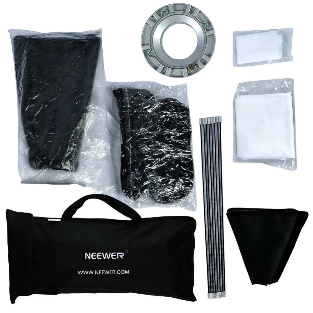 Neewer 30 &quotx 30&quot/80cmX80cm сетка восьмиугольник зонтик Speedlite софтбокс Bowens крепление speeding