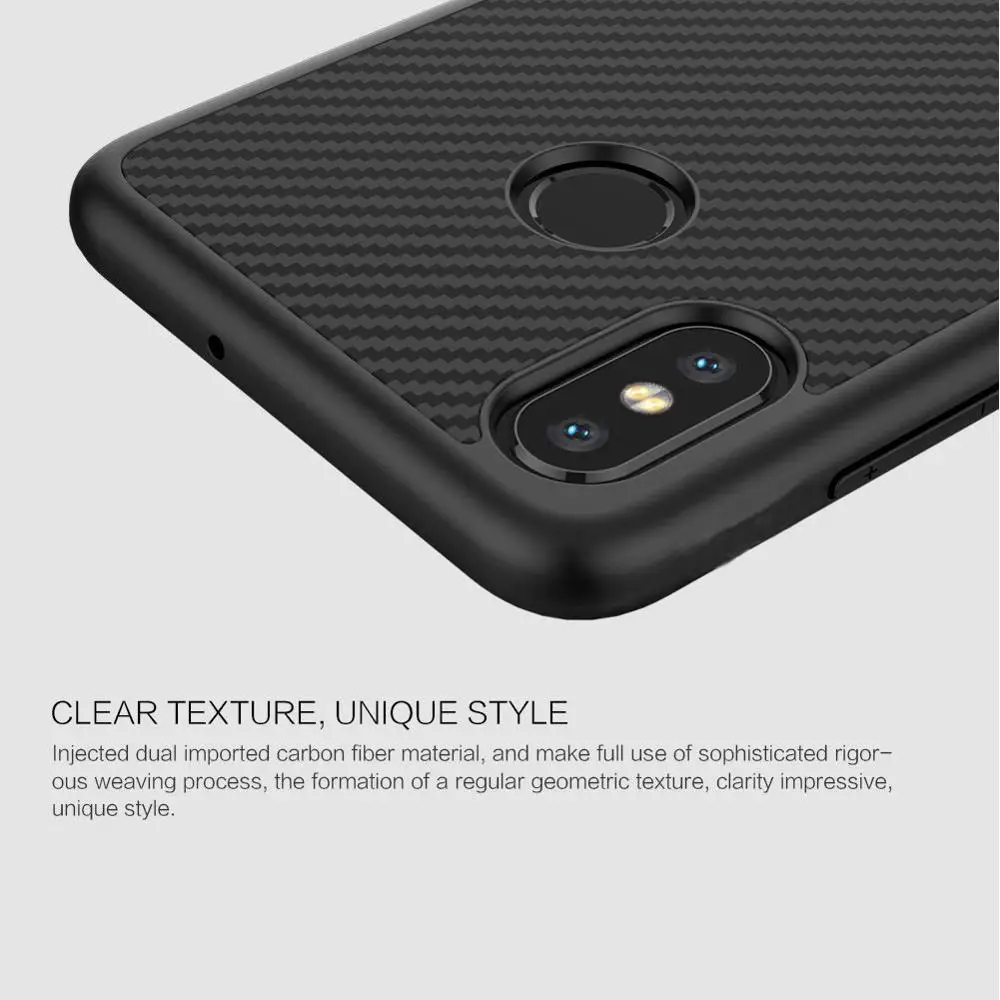 Slim Thin Carbon Fiber Soft TPU Gel Case Cover on sfor Xiaomi Redmi Note 7 5 6 6A S2 5 Plus Mi 8 Lite 9 A2 F1 Phone Capa Coque   (6)