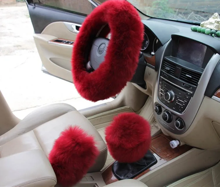 Universal-Car-Seat-Cover-Pink-winter-Auto-Wool-Driver-Seat-Cushion-Plush-Seat-Pad-Wool-2