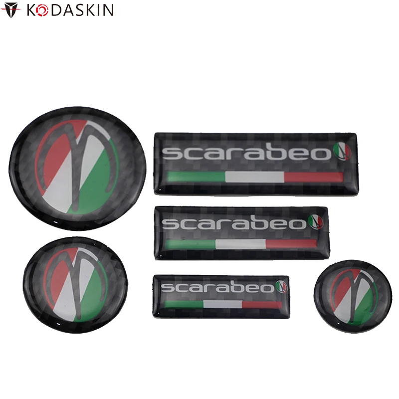 

KODASKIN 3D Stickers Motorcycle Logos Decals for Piaggio Aprilia Scarabeo 50 125 150 200 250 500