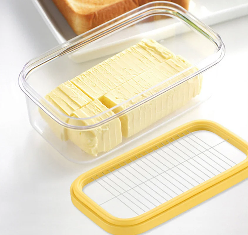 

Butter Box Butter Box Cheese Cutting Crisper Sealed Rectangular Storage Box Baking Tool