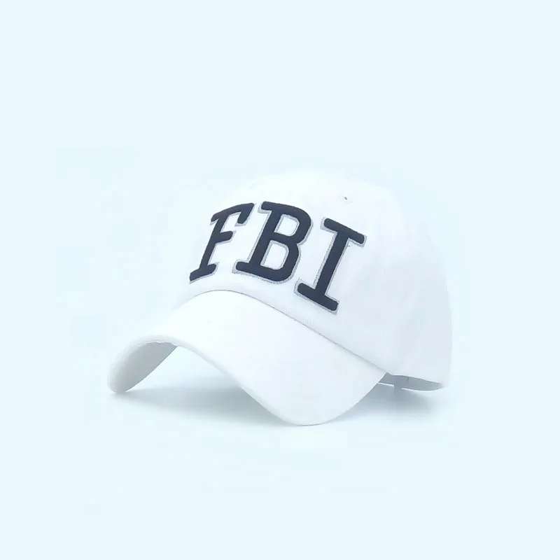 Высокое качество FBI летние бейсболки Черная кепка мужская для женщин Мужская солнцезащитная Кепка Snapback кепки женская шляпа шлем для папы gorras