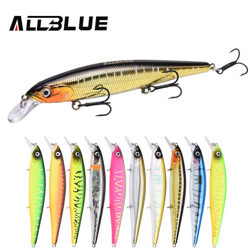 ALLBLUE كراكن 115SP تعليق 16.4g 115 مللي متر المتذبذب الغوص 0.8-1.2 M Longcast طعم سنارة صيد بايك باس الصيد الطعوم معالجة بيكي