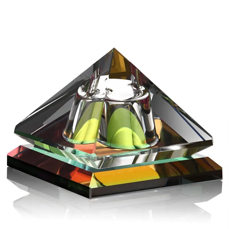 

High Quality Colorful Car Refillable Parfum Glass Perfume Bottles Crystal Empty Bottle for Decoration