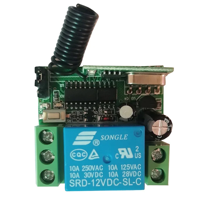 DC 12 v 1CH мини беспроводной пульт дистанционного управления переключатель