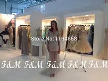 Neue Design 2016 Sexy V-ausschnitt Prom Kleider Kristall Mantel Für Party Abendkleider Mit Langen Ärmeln Kostenloser Versand