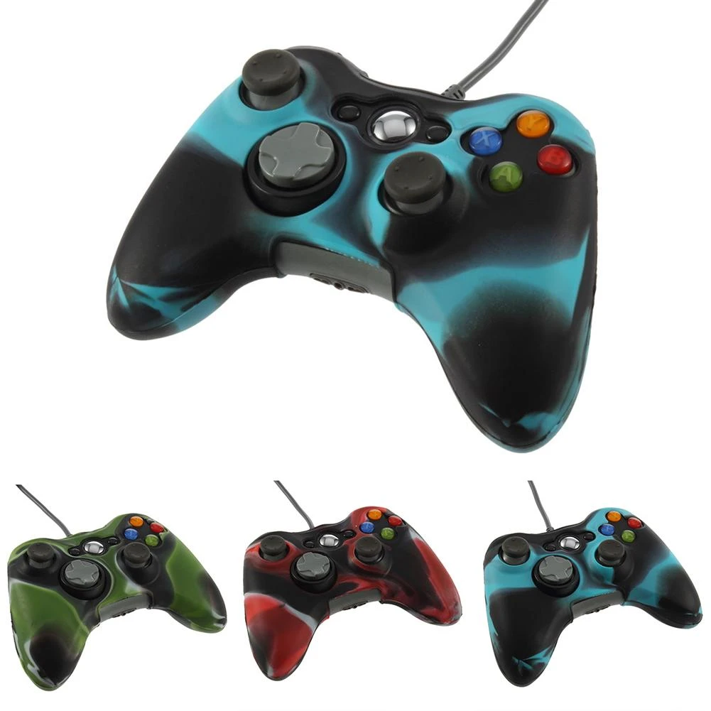 Army Camouflage Silicone Cover Case Skin For Xbox 360 Wireless Game Controller Army Camouflage Silicone Case Gamepads Aliexpress